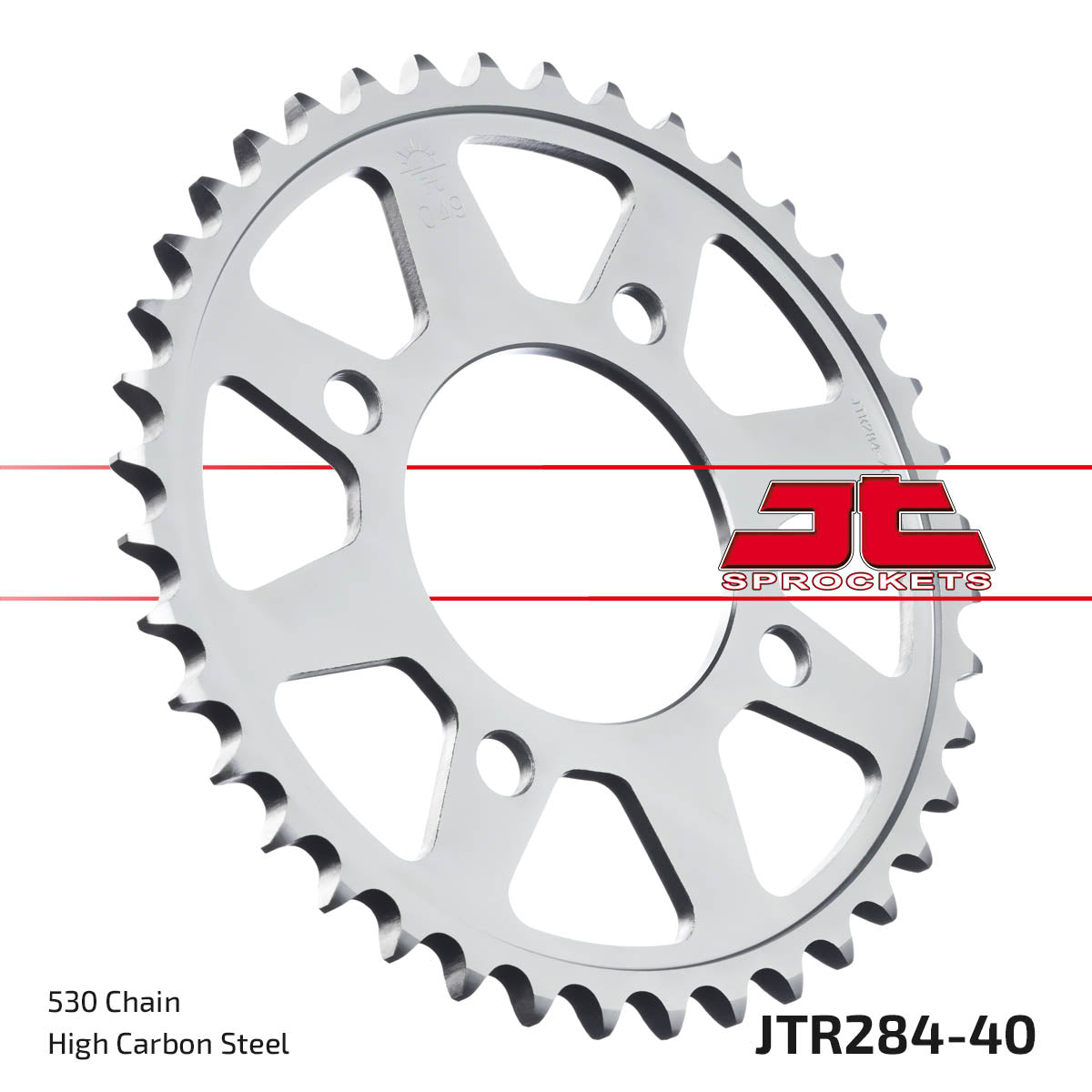 REAR SPROCKET JTR284.40 STEEL, HONDA ROAD JT
