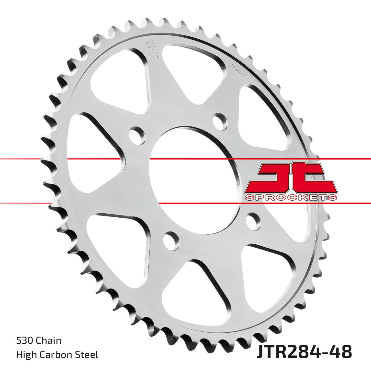 REAR SPROCKET JTR284.48 STEEL, HONDA ROAD JT
