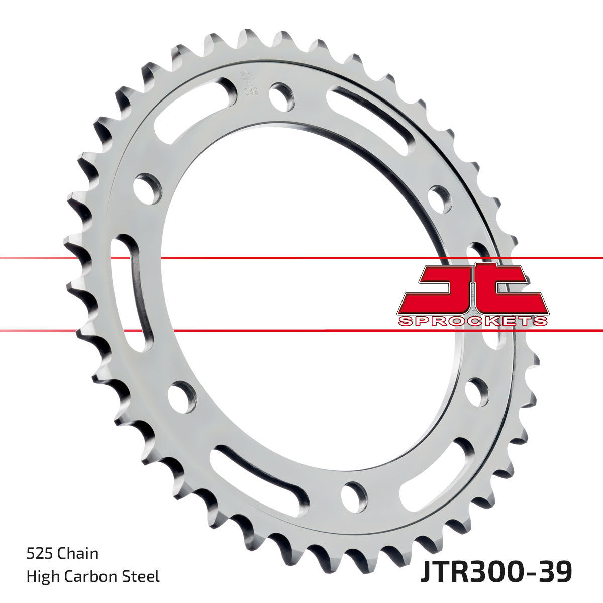 REAR SPROCKET JTR300.39 525, HONDA ROAD JT