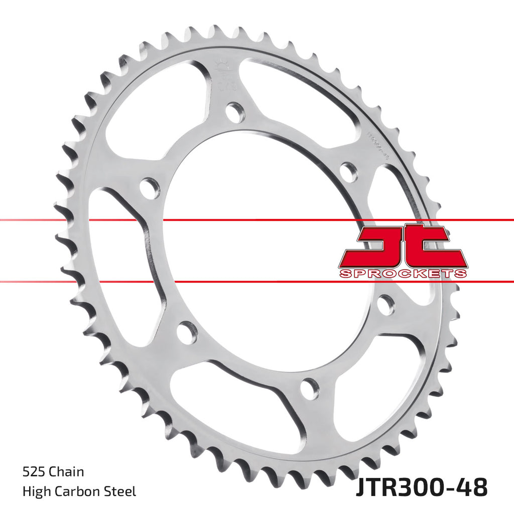 REAR SPROCKET JTR300.48 525 SILVER, HONDA ROAD JT