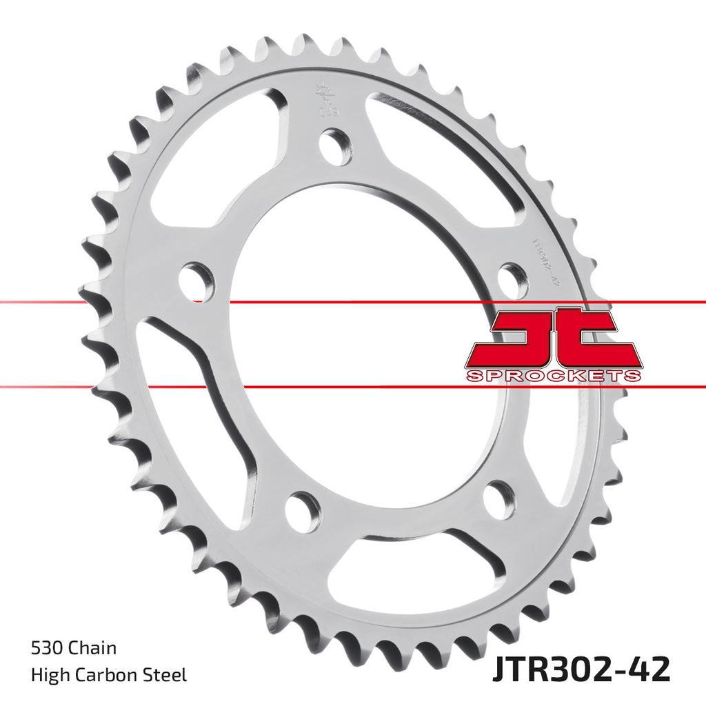 REAR SPROCKET JTR302.42 STEEL, HONDA ROAD JT