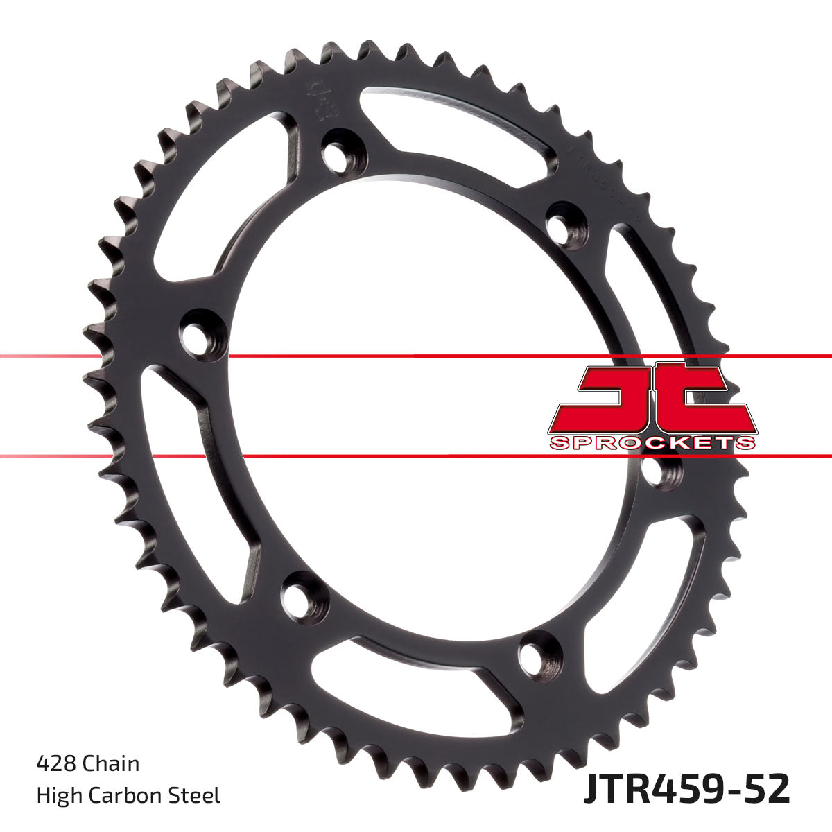 REAR SPROCKET JTR459.52 STEEL, HONDA ROAD JT