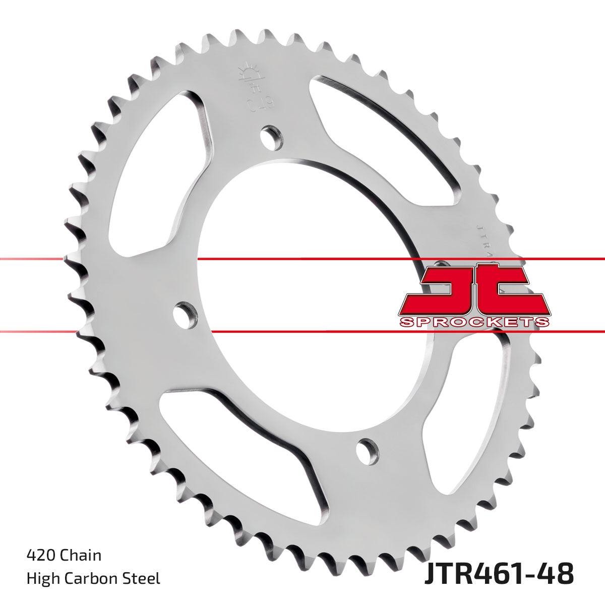 REAR SPROCKET STEEL 461 4-HOLE JTR461.48