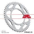 REAR SPROCKET STEEL 461 4-HOLE SILVER JTR461.51