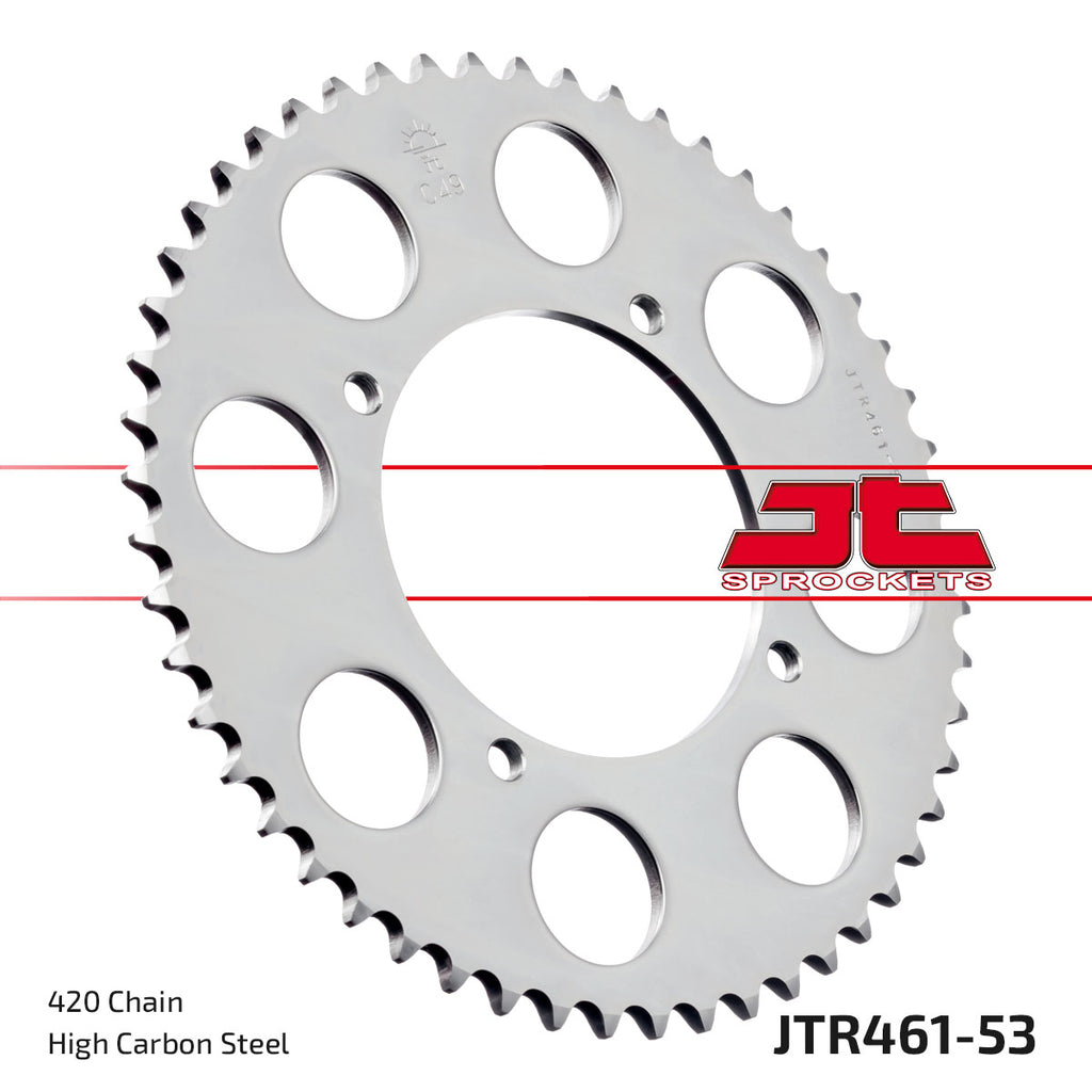 REAR SPROCKET STEEL 461 4-HOLE JTR461.53
