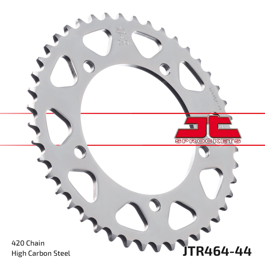 REAR SPROCKET STEEL 464 5-HOLE, KAWASAKI KX60, JTR464.44