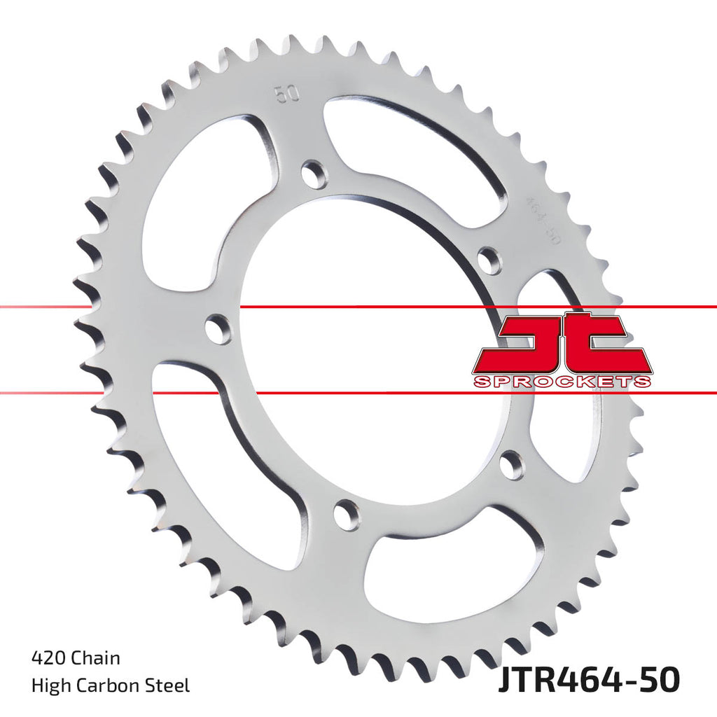 REAR SPROCKET STEEL 464 5-HOLE, KAWASAKI KX60/80 JTR464.50