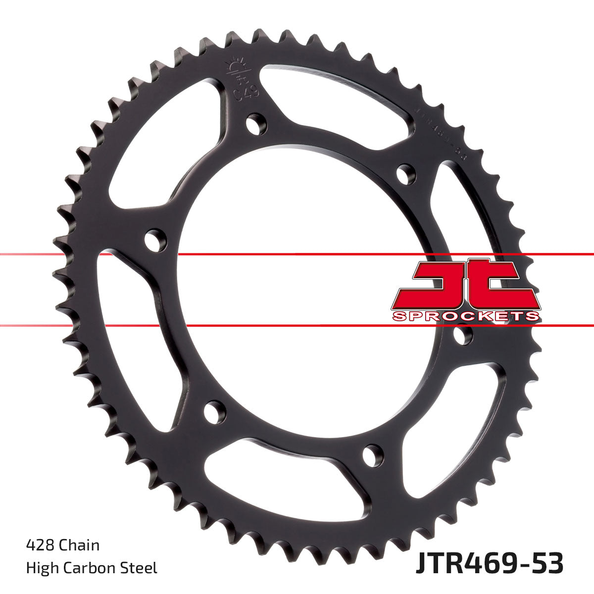 REAR SPROCKET JTR469.53 STEEL, HONDA ROAD JT