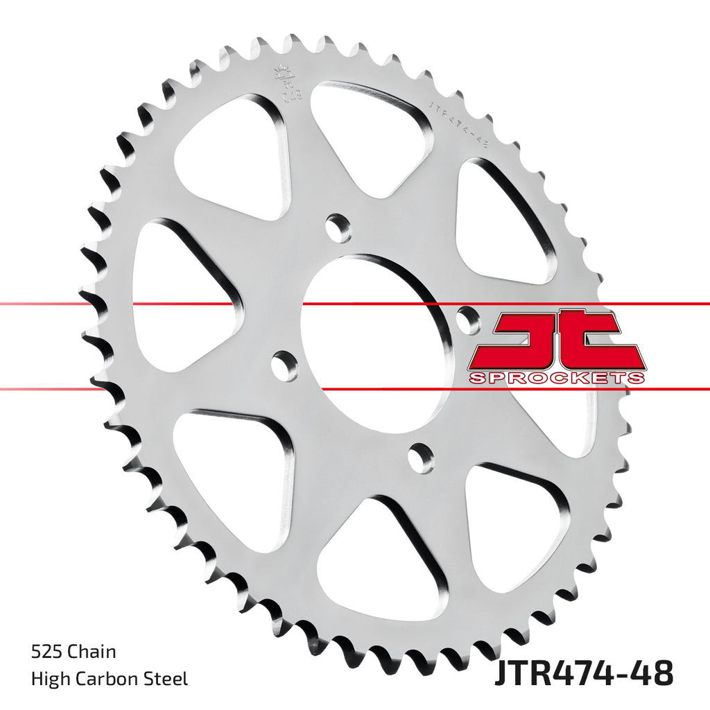 REAR SPROCKET JTR474.48 STEEL, HONDA ROAD JT