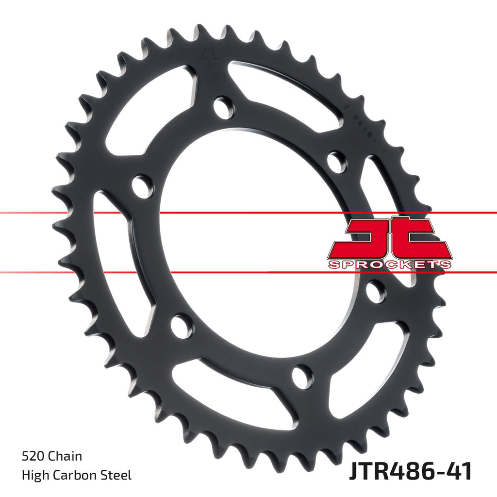 REAR SPROCKET STEEL JTR486.41, HONDA ROAD JT CHAIN 520