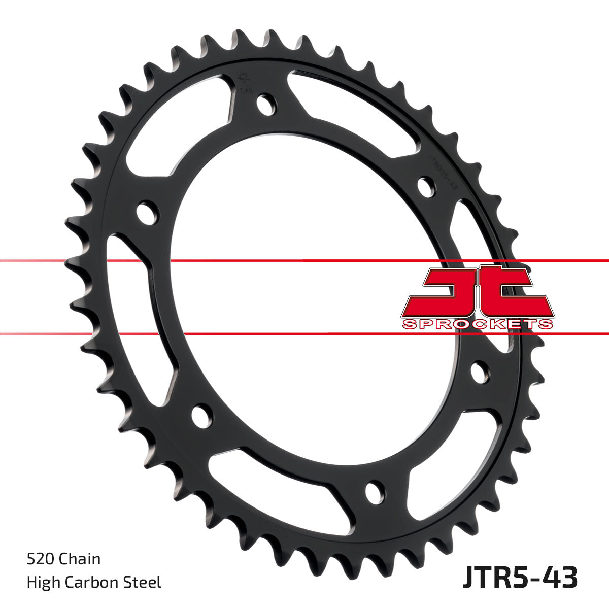 REAR SPROCKET JTR5.43 JT 520 OLD No. SR005-43.S.JT