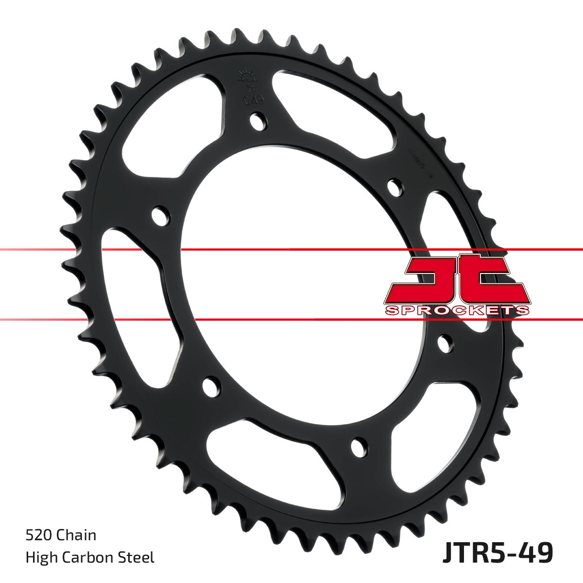 REAR SPROCKET JTR5.49 JT 520 OLD No. SR005-49.S.JT