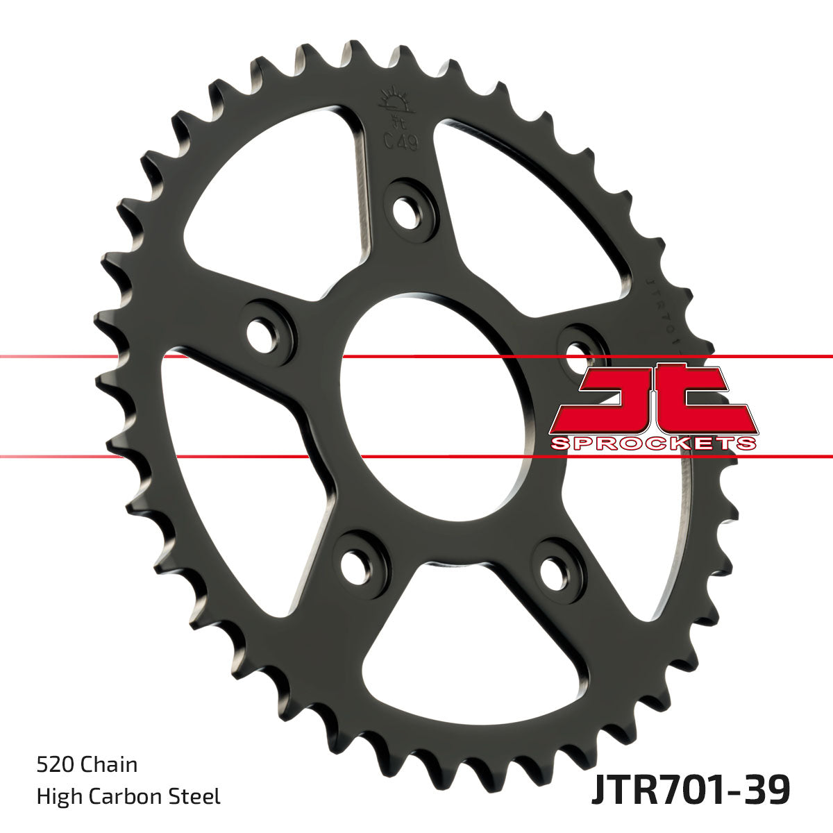 REAR SPROCKET JTR701.39 JT 520
