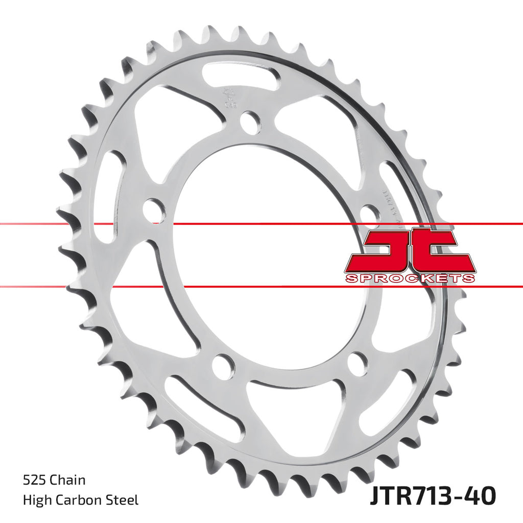 REAR SPROCKET JTR713.40 STEEL, ROAD