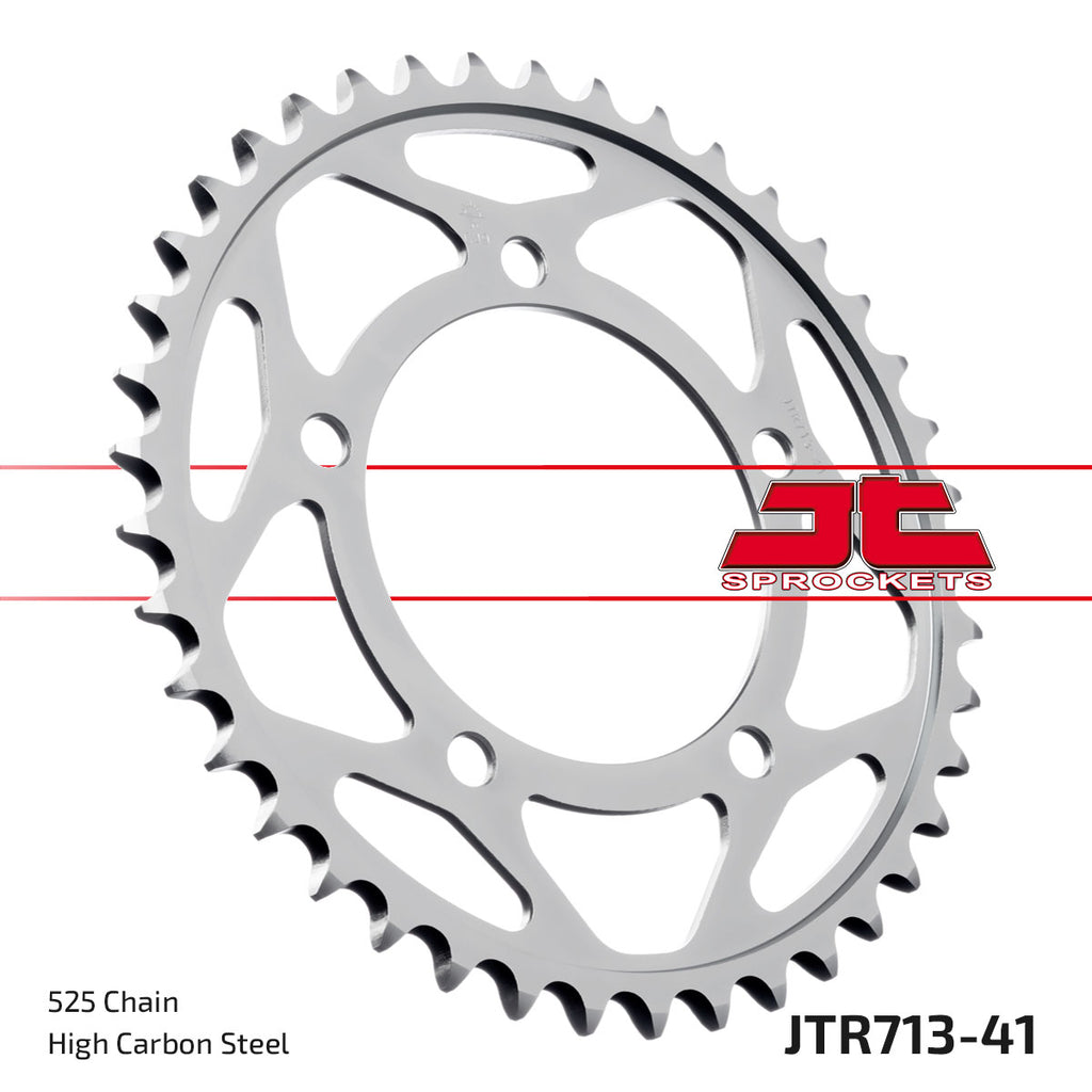 REAR SPROCKET JTR713.41 STEEL, ROAD