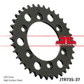REAR SPROCKET ALLOY GOLD 735, JTA735.37 ROUND JT CHAIN 520, JTR735.37