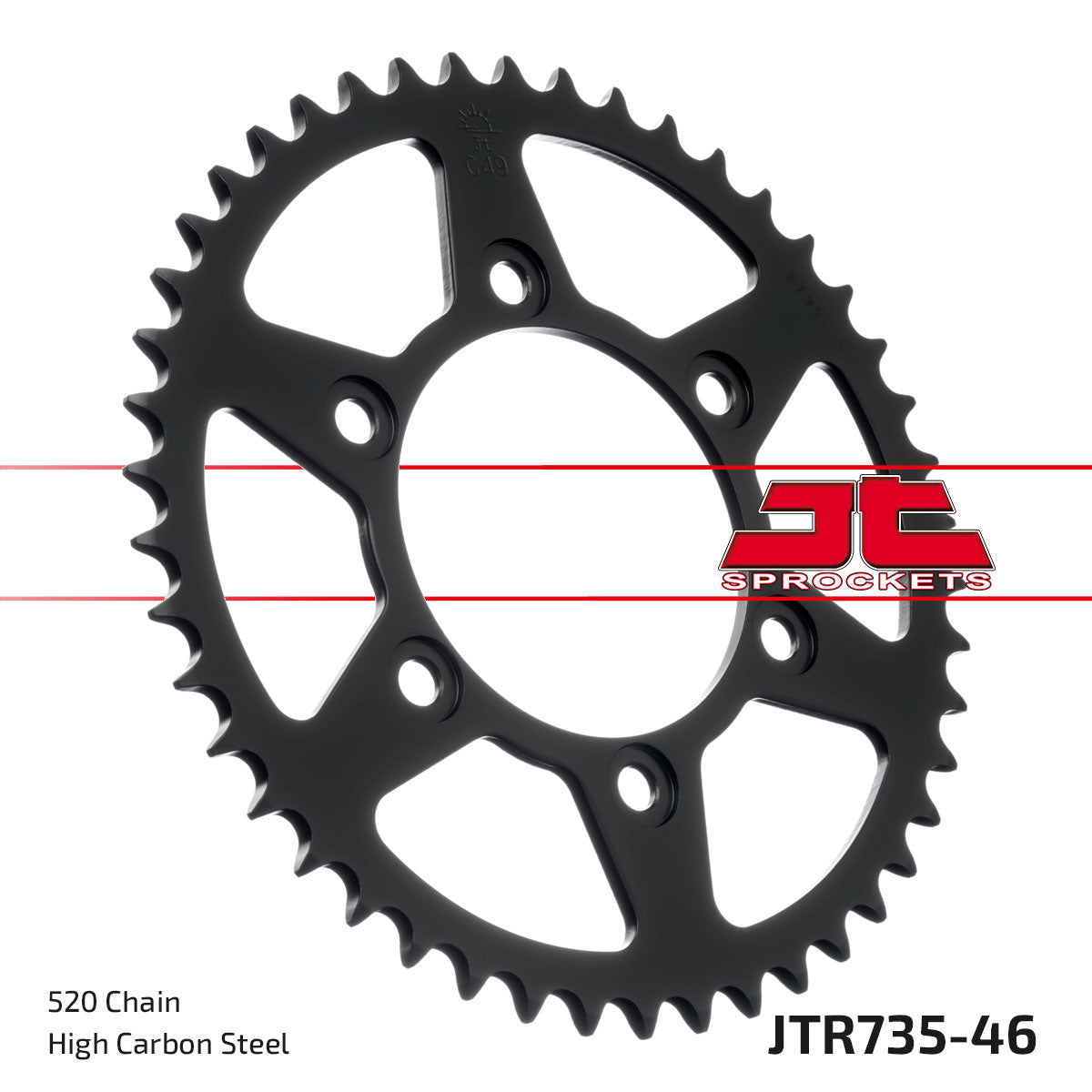 REAR SPROCKET STEEL JTR735.46