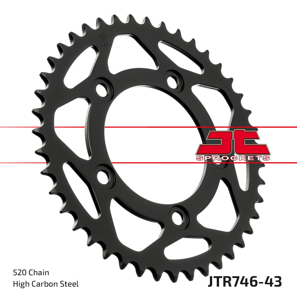 REAR SPROCKET JTR746.43 JT