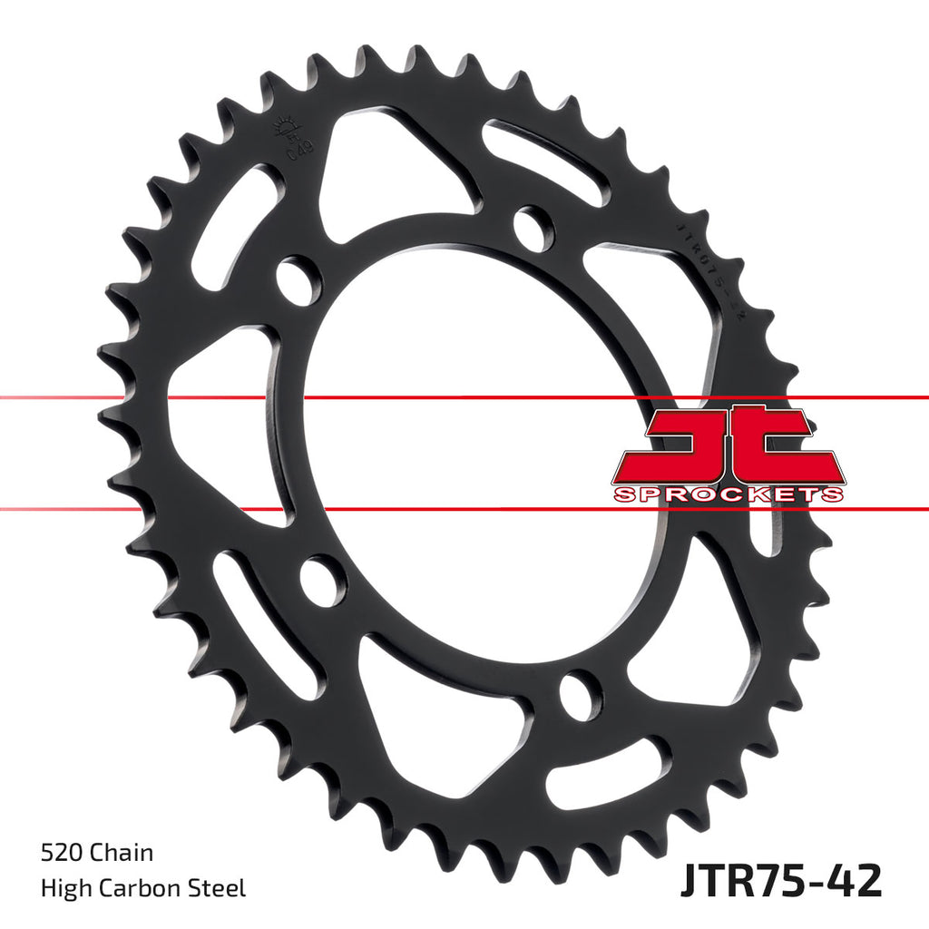 REAR SPROCKET STEEL JTR75.42, BMW 520 Chain Conversion