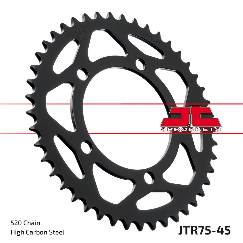 REAR SPROCKET STEEL JTR75.45, BMW 520 Chain Conversion