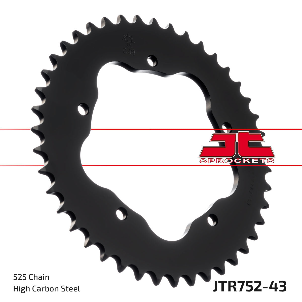 REAR SPROCKET STEEL JTR752.43