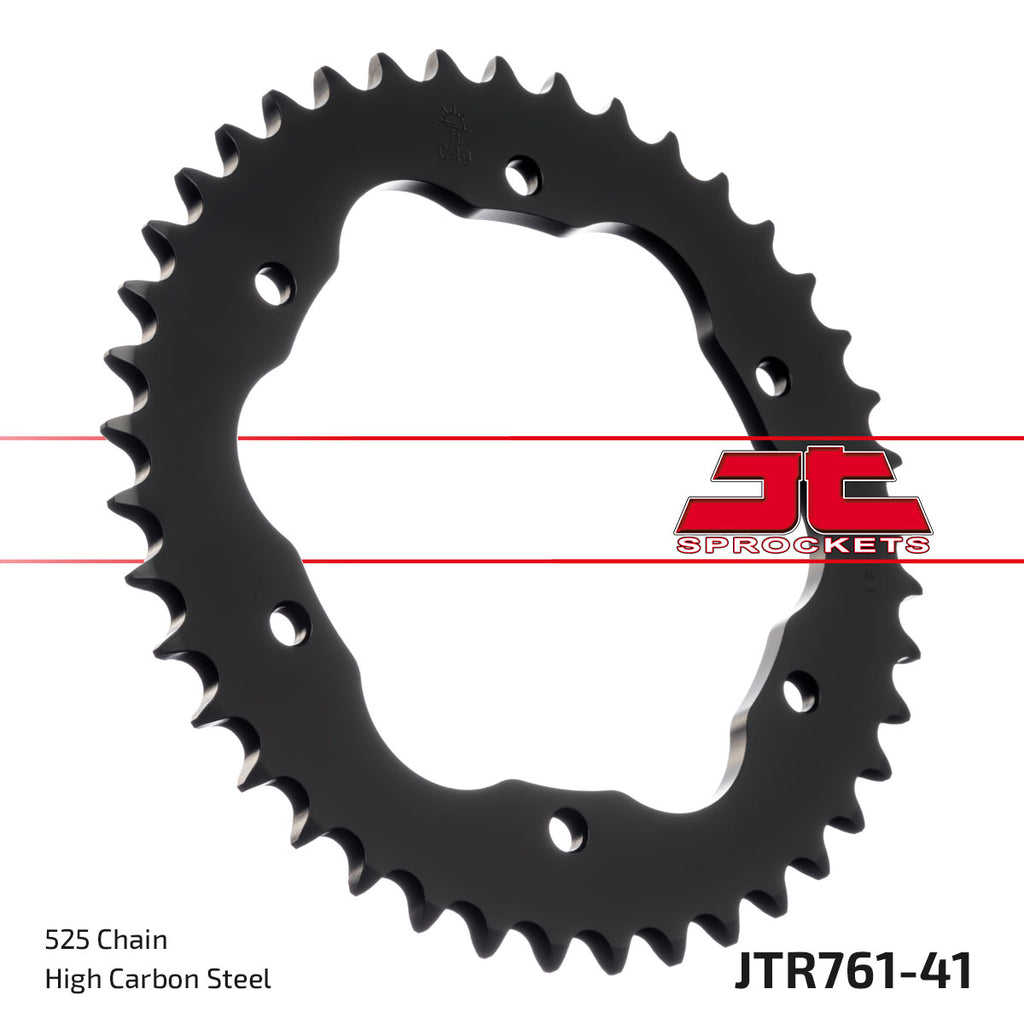 REAR SPROCKET STEEL JTR761.41, DUCATI ROAD CHAIN TYPE 525