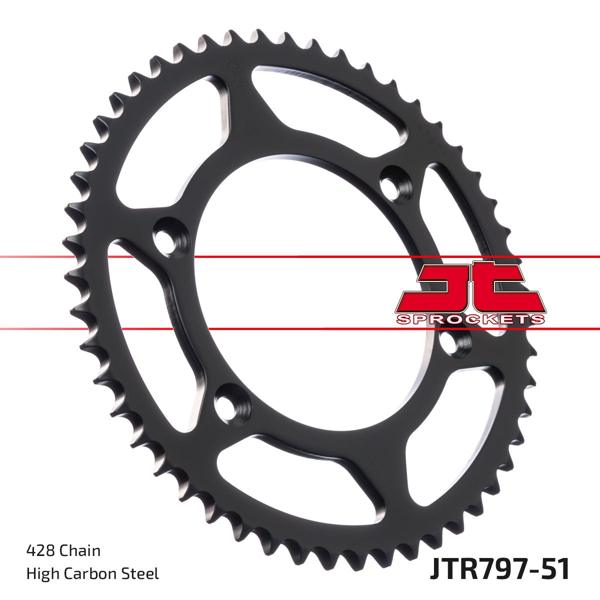 REAR SPROCKET JTR797.51 JT 428