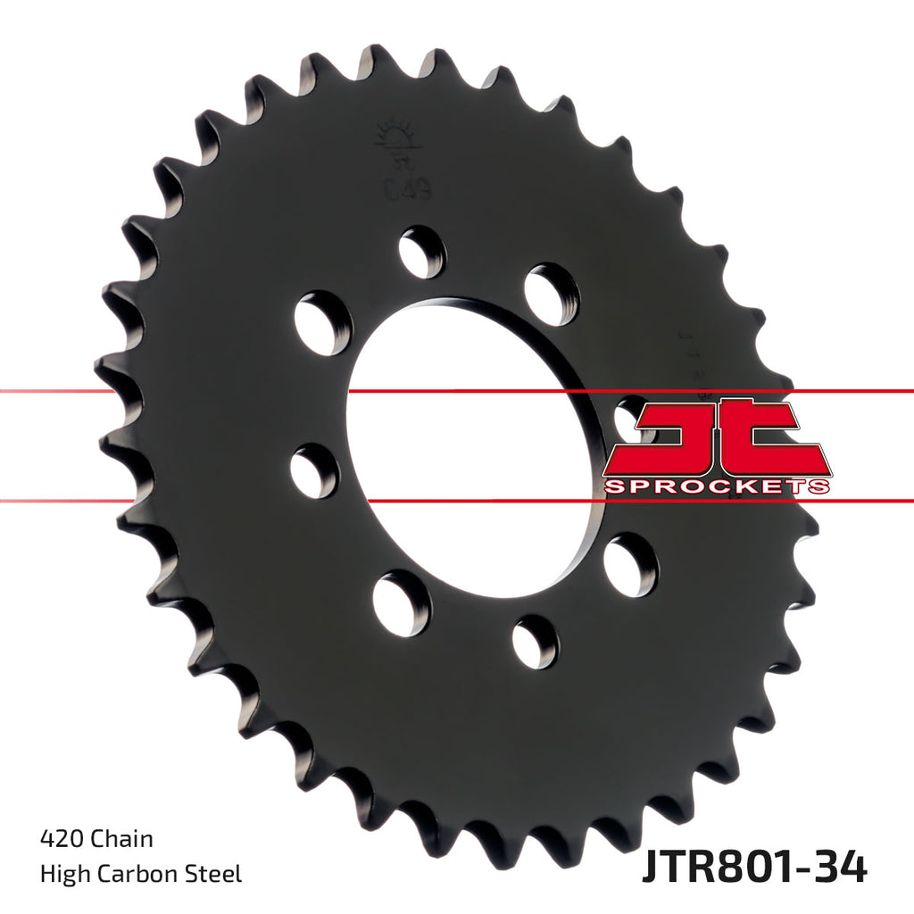 REAR SPROCKET JTR801.34 JT 420 BLACK