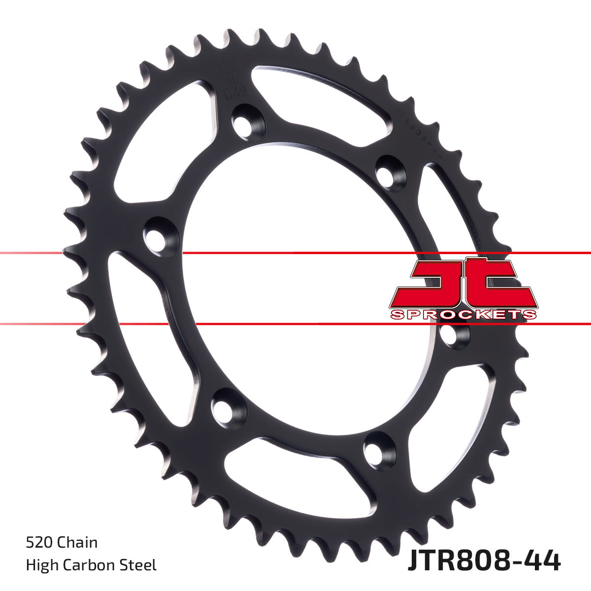 REAR SPROCKET STEEL JTR808.44