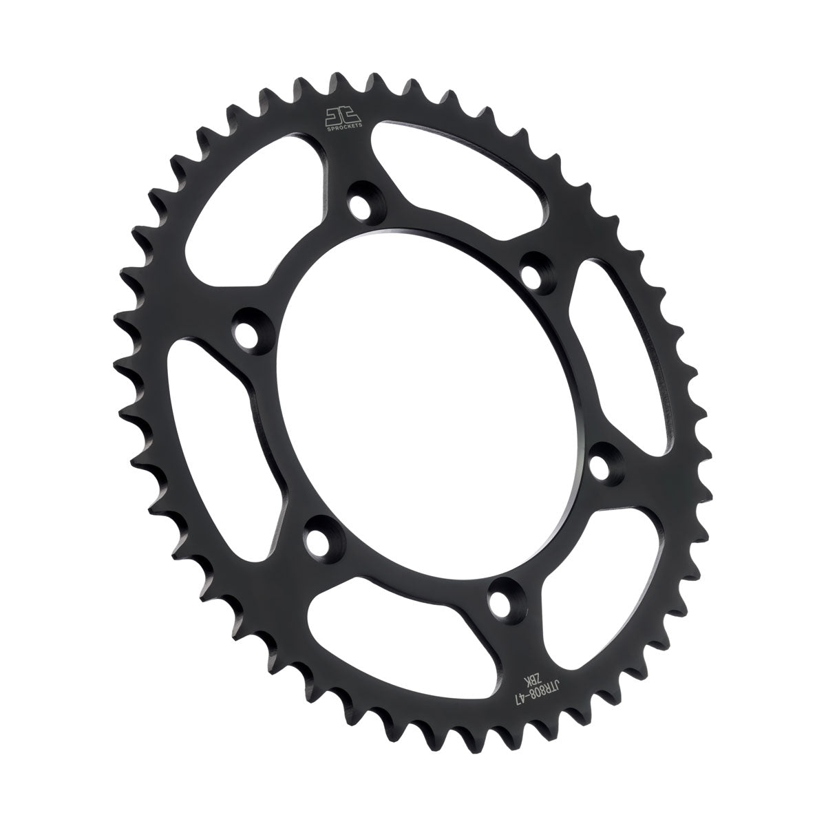 REAR SPROCKET STEEL HARD ZBK, C45 INDUCTION JTR808.47ZBK
