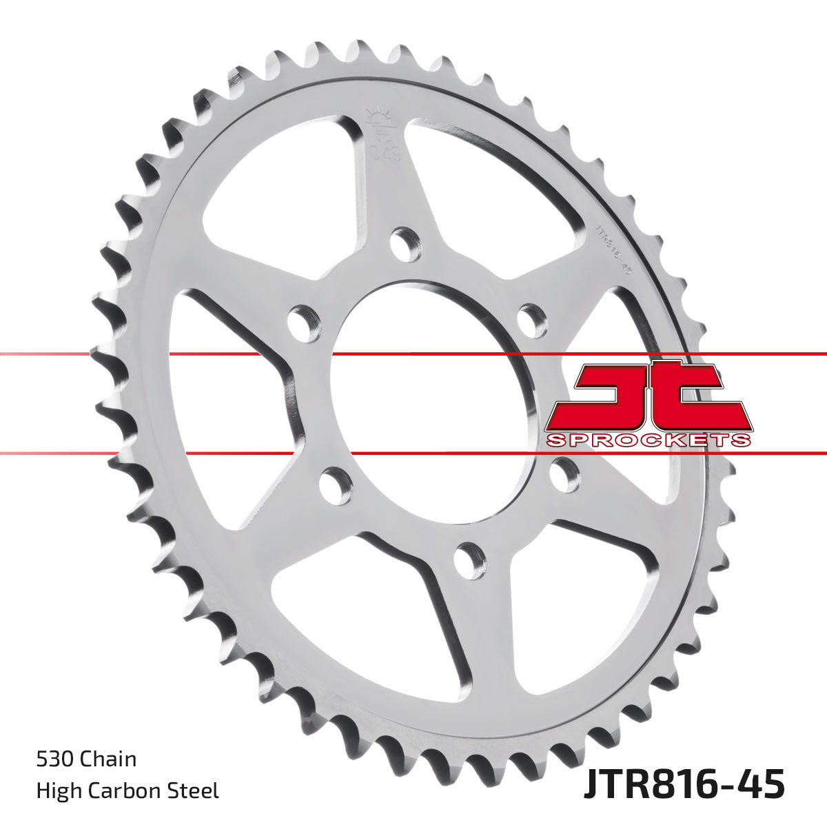 REAR SPROCKET JTR816.45 JT SILVER
