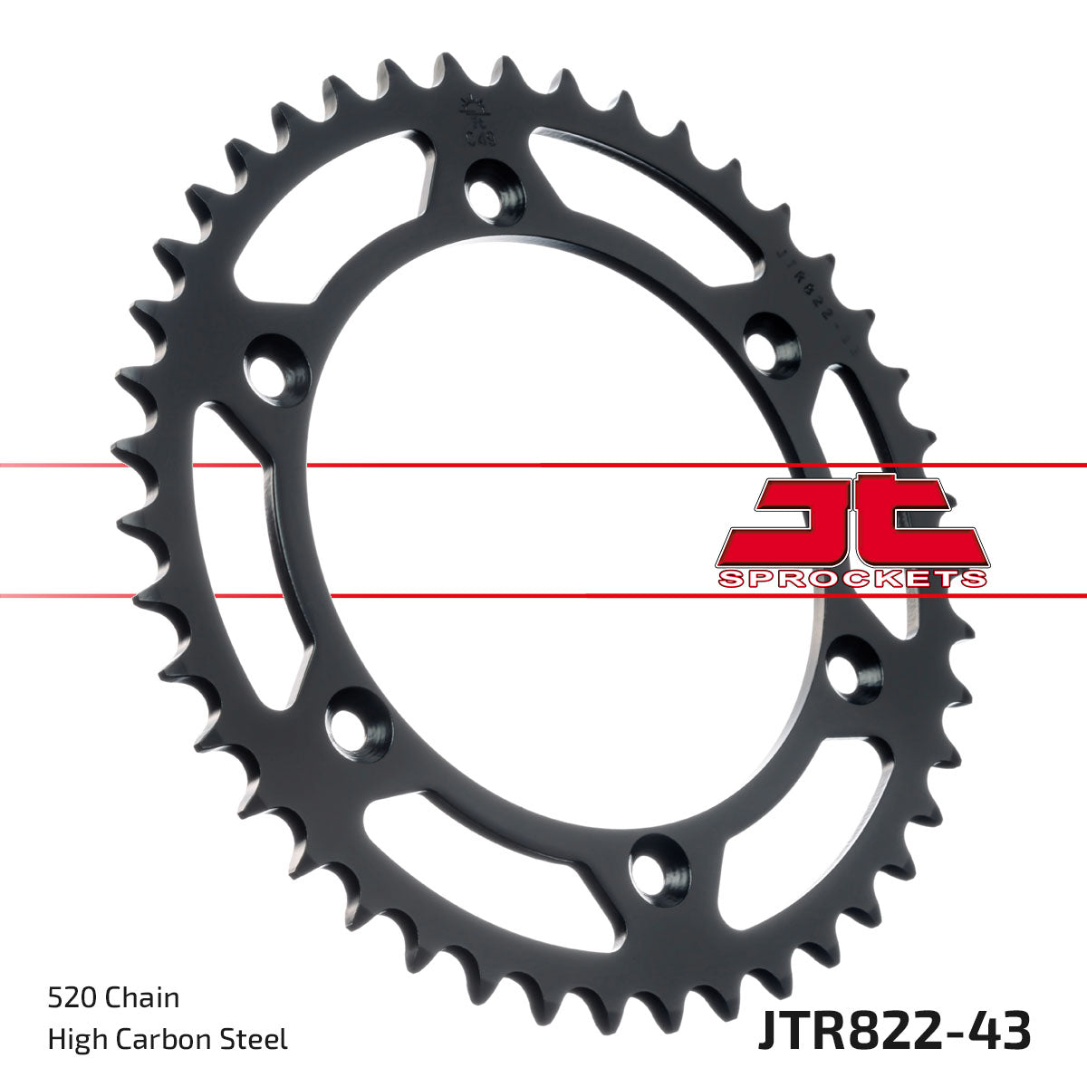 REAR SPROCKET STEEL JTR822.43