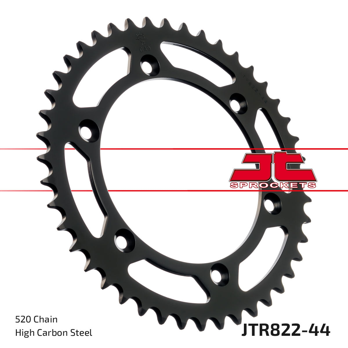 REAR SPROCKET STEEL JTR822.44