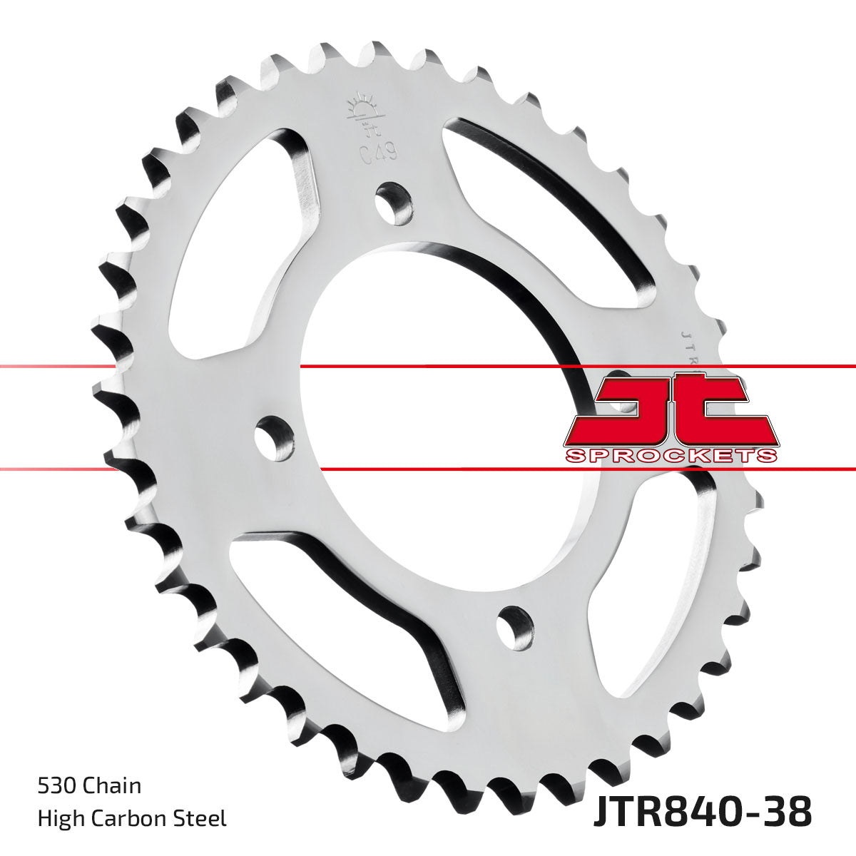 REAR SPROCKET JTR840.38 STEEL