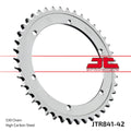 REAR SPROCKET JTR841.42 STEEL, CHAIN 50, SILVER