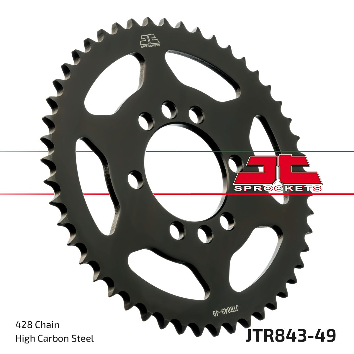 REAR SPROCKET JTR843.49 STEEL