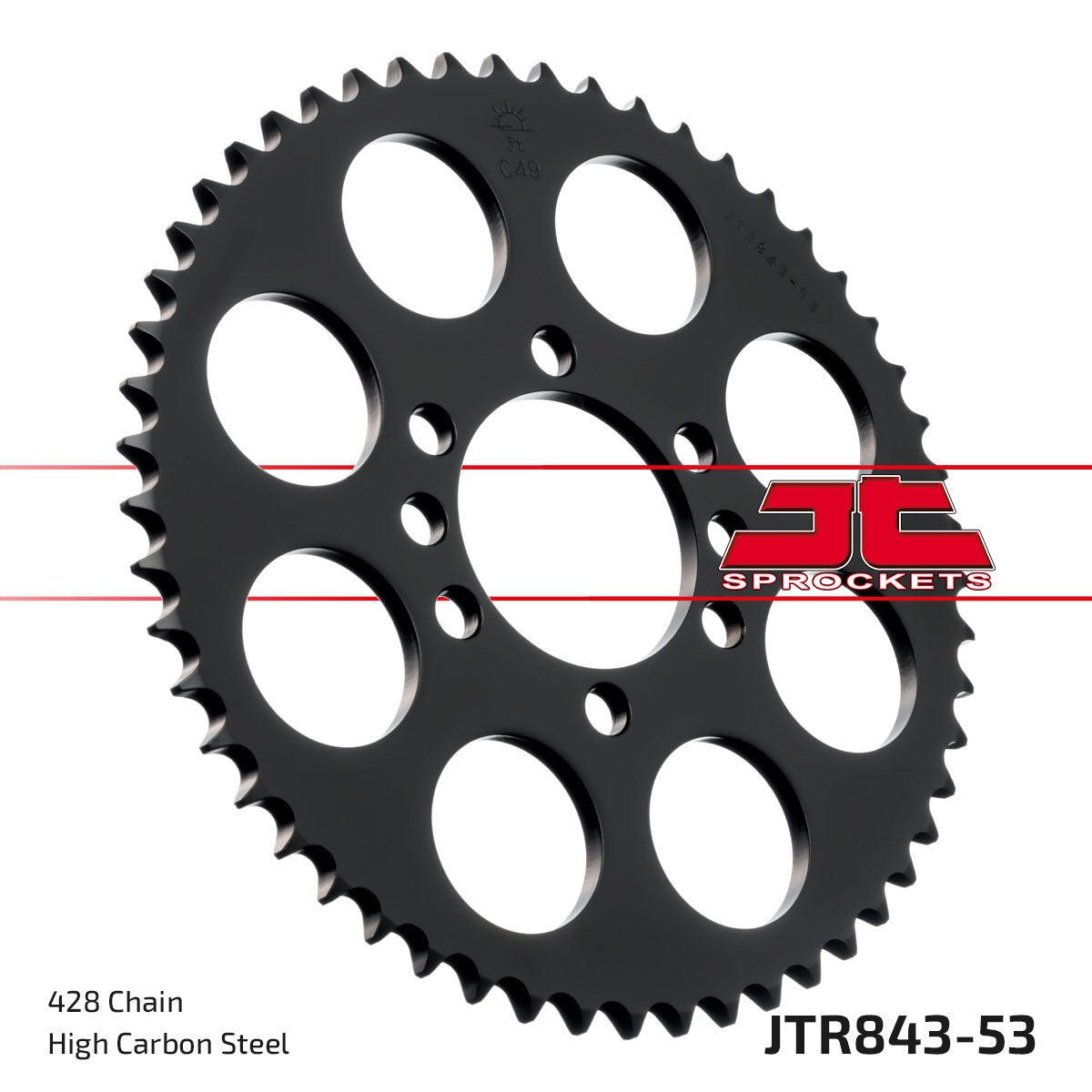 REAR SPROCKET JTR843.53 STEEL