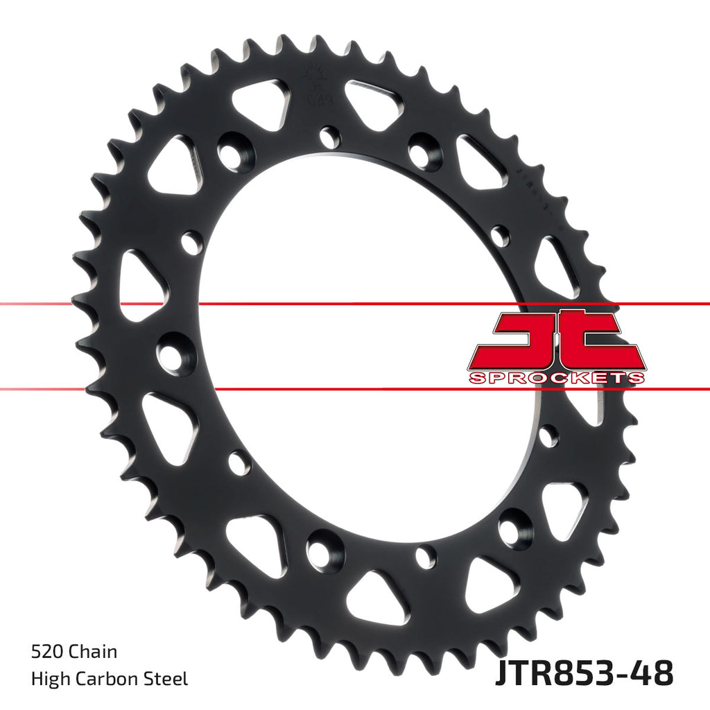 REAR SPROCKET STEEL JTR853.48 BLACK