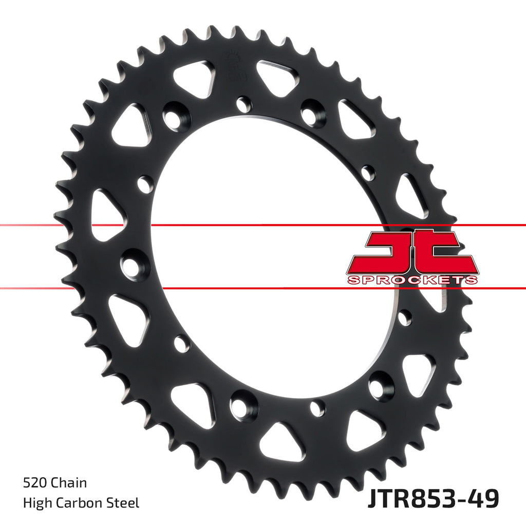 REAR SPROCKET STEEL JTR853.49 BLACK JTR853.49 BLACK