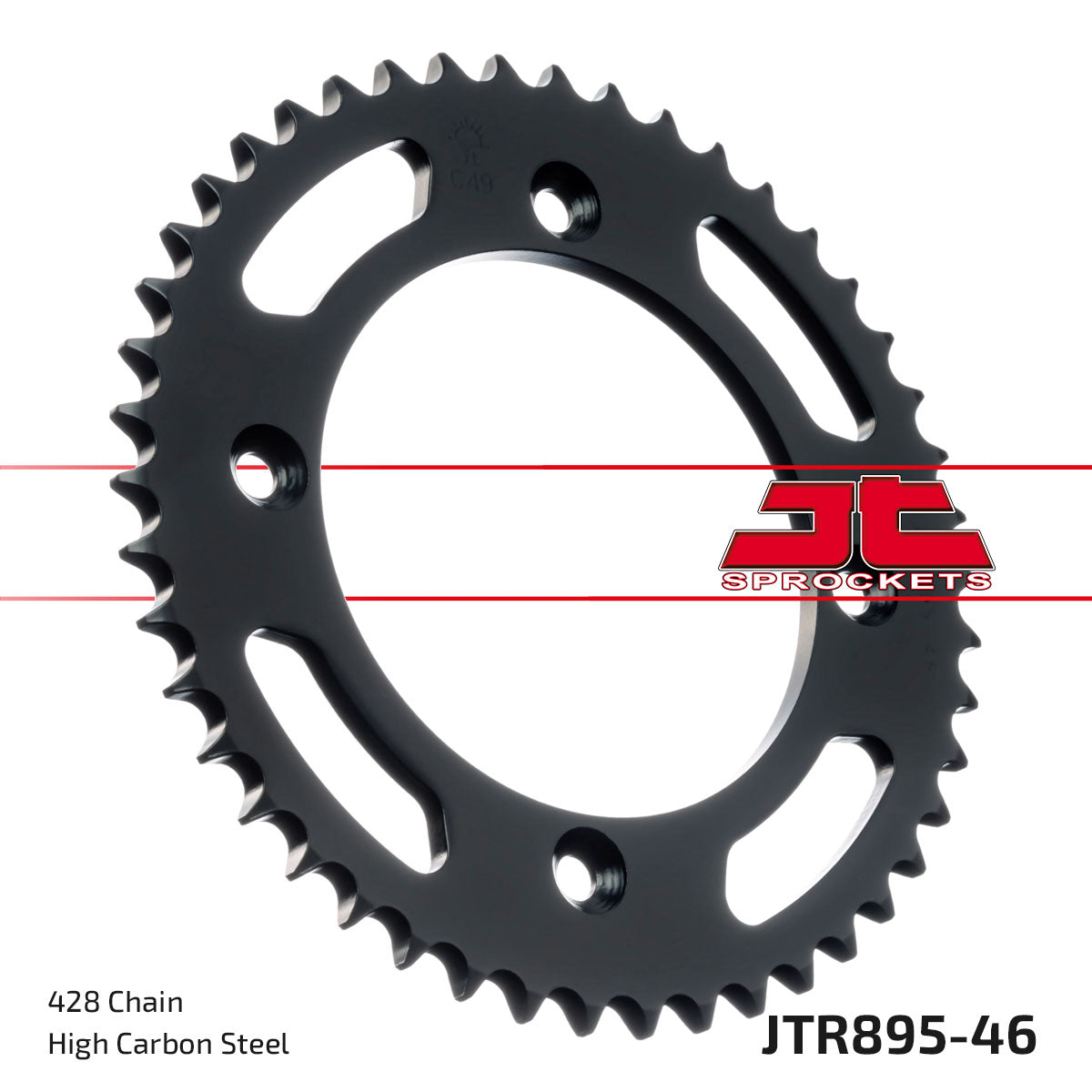 REAR SPROCKET STEEL JTR895 BK, KTM 85SX, 105SX, 85XC, 105XC, JTR895.46