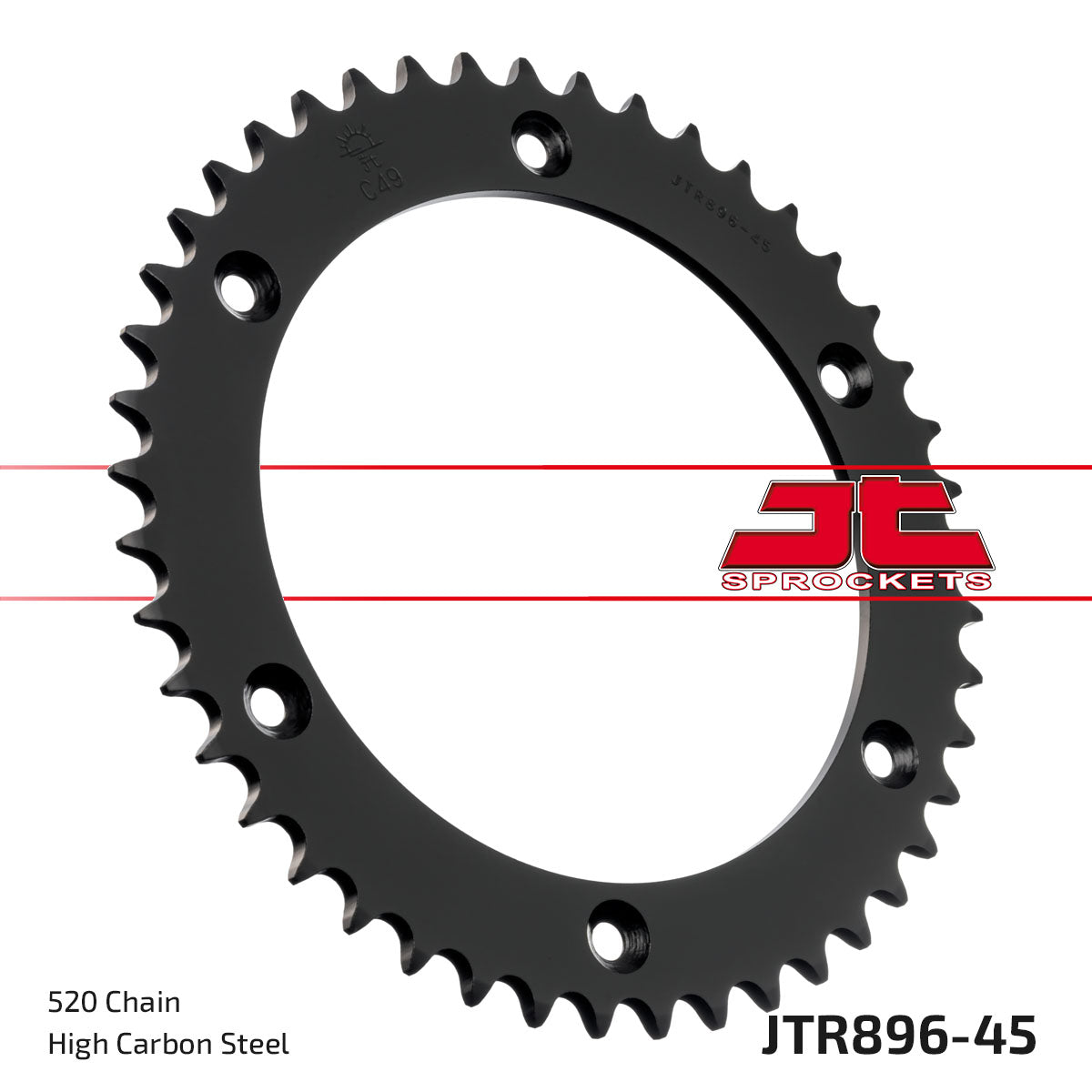 REAR SPROCKET STEEL JTR896.45