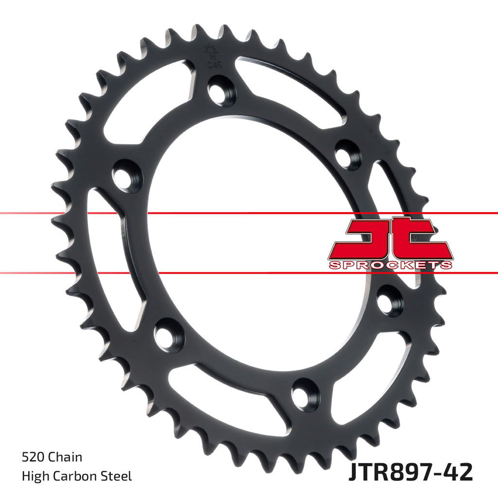 REAR SPROCKET STEEL JTR897 JT JTR897.42, SR897-42