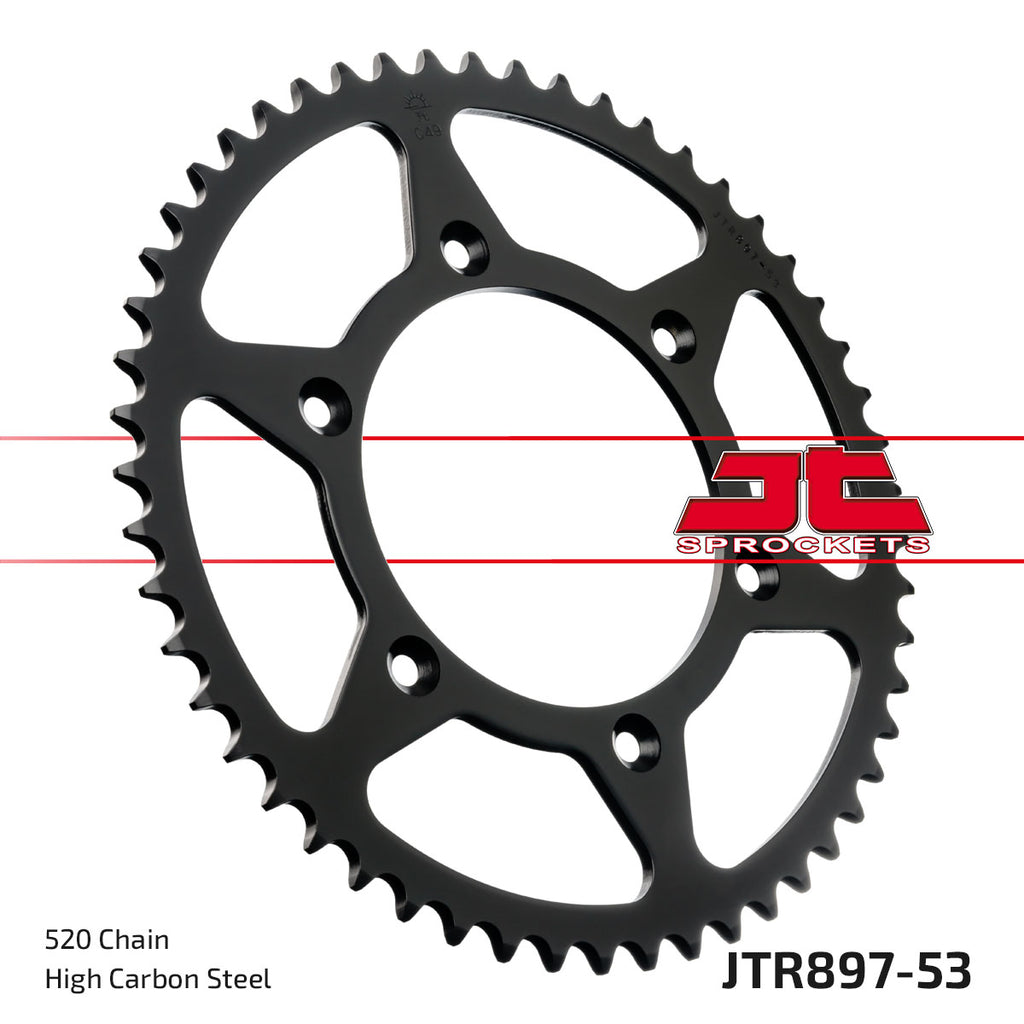 REAR SPROCKET STEEL JTR897.53 SR897-53, JTR897.53, SR897-53