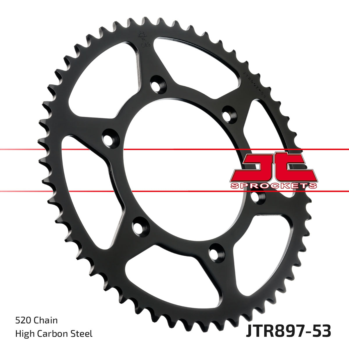 REAR SPROCKET STEEL JTR897.53 SR897-53, JTR897.53, SR897-53