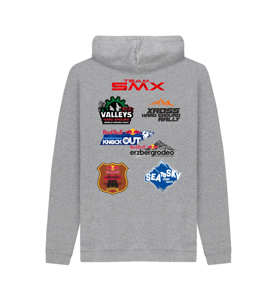 Light Heather Printed Hoody Back