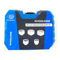 OIL FILTER SOCKET WRENCH SET 5pc 3/8 24mm 27mm 32mm 36mm 38mm - TOOLZONE KDPAU367