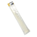 CABLE ZIP TIES 15PC 20 WHITE 7mm WIDE NYLON 66 - TOOLZONE KDPEL080