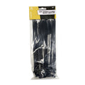 CABLE ZIP TIES 75PC 200mm x 4.5mm BLACK NYLON 40 - TOOLZONE KDPEL133