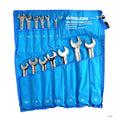 RATCHET WRENCH SET 13pc 8-32mm 72 TEETH CHROME VANADIUM POLISHED FINISH - TOOLZONE KDPSP145