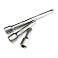 EXTENSION BAR SET 1/2 DRIVE 3pc 3 5 10 CRV SATIN FINISH - TOOLZONE KDPSS027